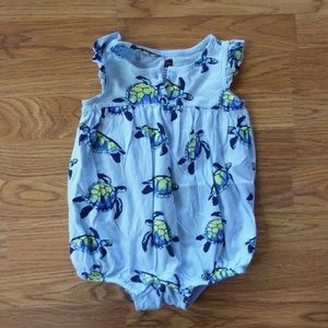 Tea Collection Sea Turtles Bubble Romper